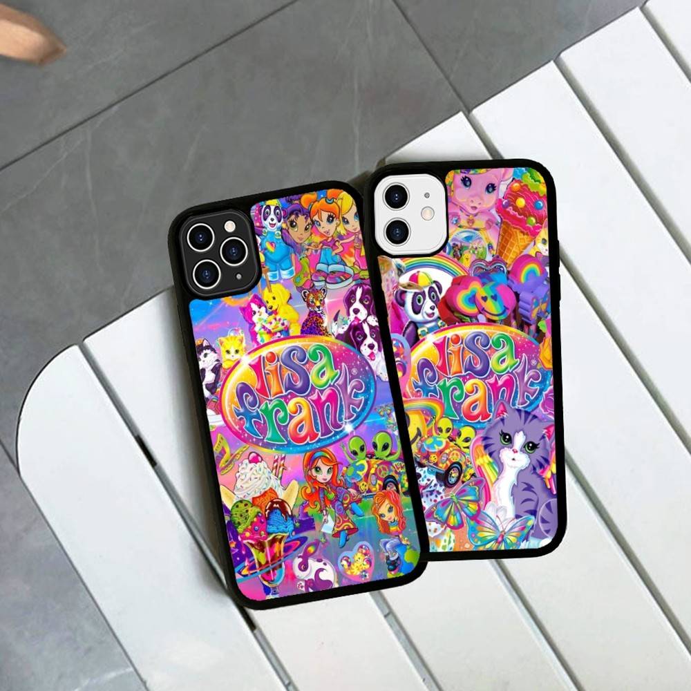 Lisa Frank Art Phone Case For IPhone 16 Pro Max 15 14 Plus 14 13 12 11 17 PC+TPU Cases Back Cover