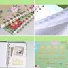 Diary Weekly Planner 2025 Agenda Planner Notebook Loose-leaf  Coil Flowers Diary Notebook  Business