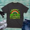 Happy St Patricks Day Tshirt Rainbow Shamrock St Paddys Day Irish Gift Top