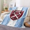 West Ham United FC Flannel Blanket, High quality Comfortable for All Seasons, Home Decor, Warmth and Comfort