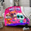 1pc Super Kitties Adventures3 Blanket, Gift, for Men and Women, Soft Blanket, Good for Sofa Bed Couch Travel, Lightweight Flannel Blanket
