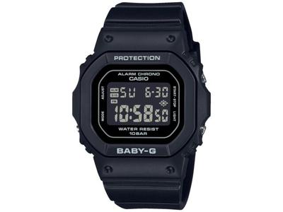 BABY-G BGD-565U-1JF Черные женские часы из смолы с календарем и календарем с будильником и указателем дня/даты