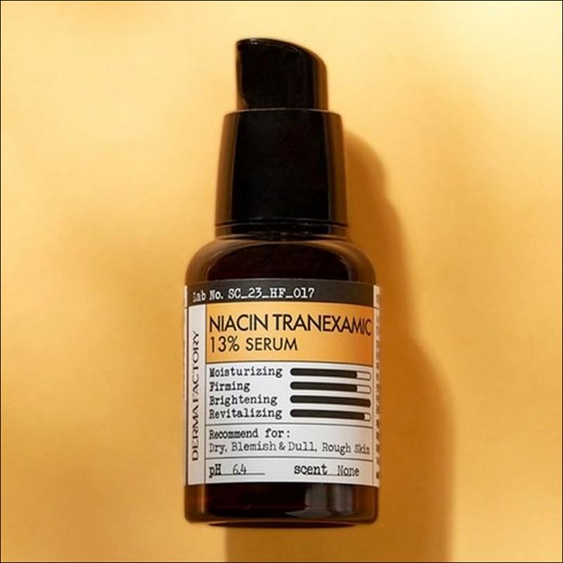 DERMA FACTORY Сыворотка с ниацинамидом и транексамовой кислотой 13%, 30 мл, 1 шт.
