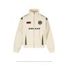 Unisex Retro Star Embroidery Stand Collar Jacket Casual Sporty Outerwear Fall 2026