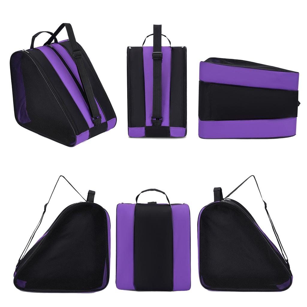 Регулируемые плечевые ремни Сумки для ледовых коньков Портативная сумка для роликовых коньков Дышащая детская сумка для роликовых коньков Простая в использовании