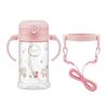 Skater Two-hand One-touch Straw Water Bottle 370ml KSHW2N, Hello Kitty, 1 Piece