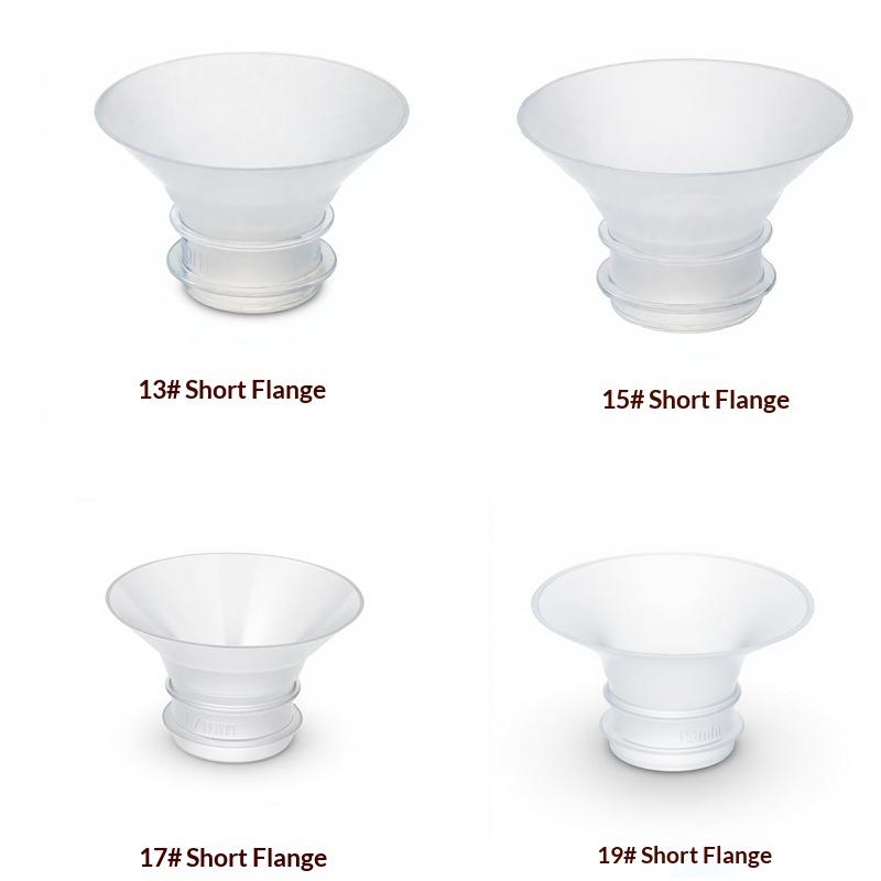 Multiple Size Silicone Flange Adapter for Breast Pumps 13/15/17/19/21mm User-Friendly for New Moms