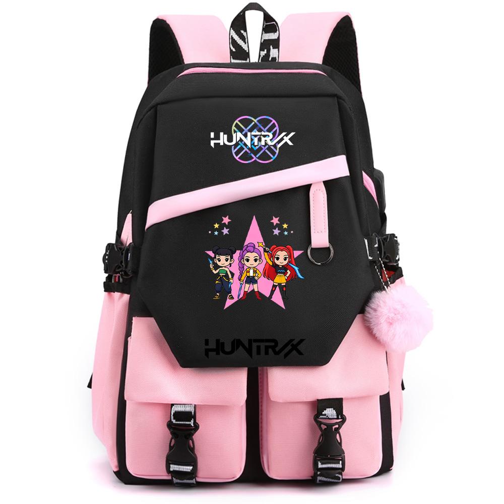 Anime Demon Hunters Printed Large Capacity Backpack for Teenger Student Girl Boy Schoolbag Bookbag Women Waterproof Travel Bag Gift