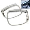 2Pcs Car ABS Chrome Rearview Mirror Rain Eyebrow Covers Trim For Mazda CX-5 CX5 2017 2018 Side Mirror Sun Rain Visors Cover Trim