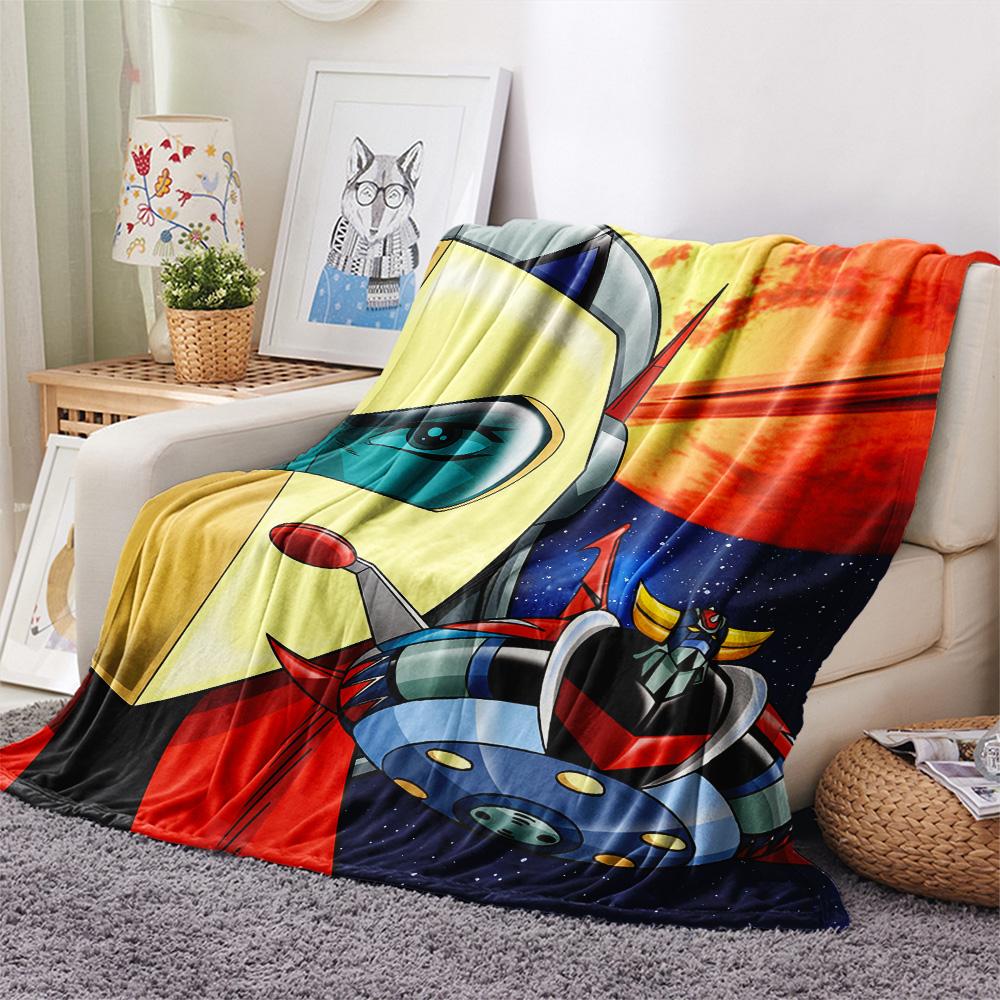 Daisuke Kadota Print Flannel Blanket, High quality Comfortable for All Seasons, Home Decor, Warmth and Comfort