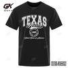 Texas Austin United States of America Tees Men Women T-Shirts Hip Hop Breathable T-Shirt Casual Cotton Tee Clothes Cotton Tops