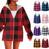 Womens Casual Hoodies Winter Warm Fleece Lined Pullover Hooded Long Sleeve Sweatshirt