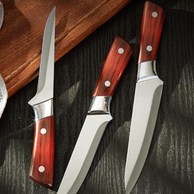 Наборы ножей шеф-повара из нержавеющей стали Нож для обвалки бойни Нож для мясника Острый нож для нарезки ломтиков