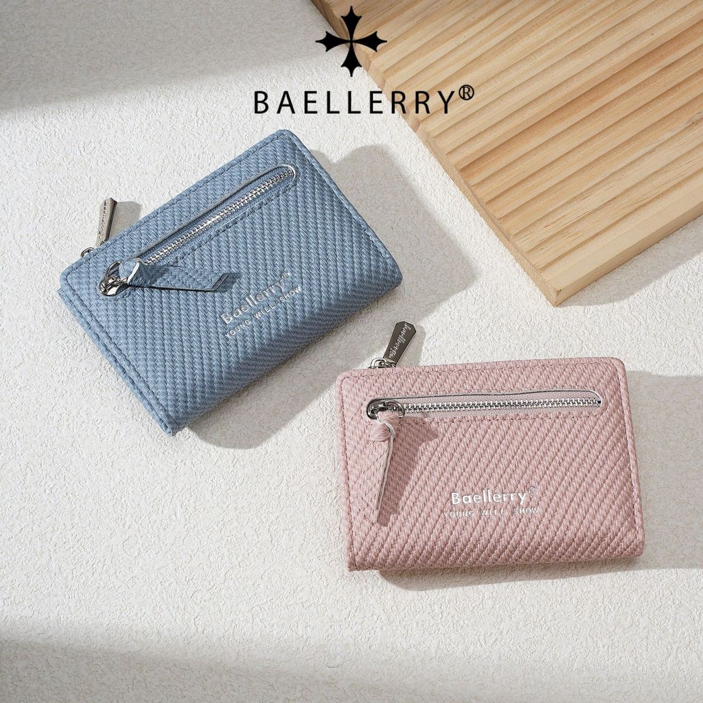 Женский кошелек Baellerry с множеством отделений для карт и застежкой-молнией для повседневного использования