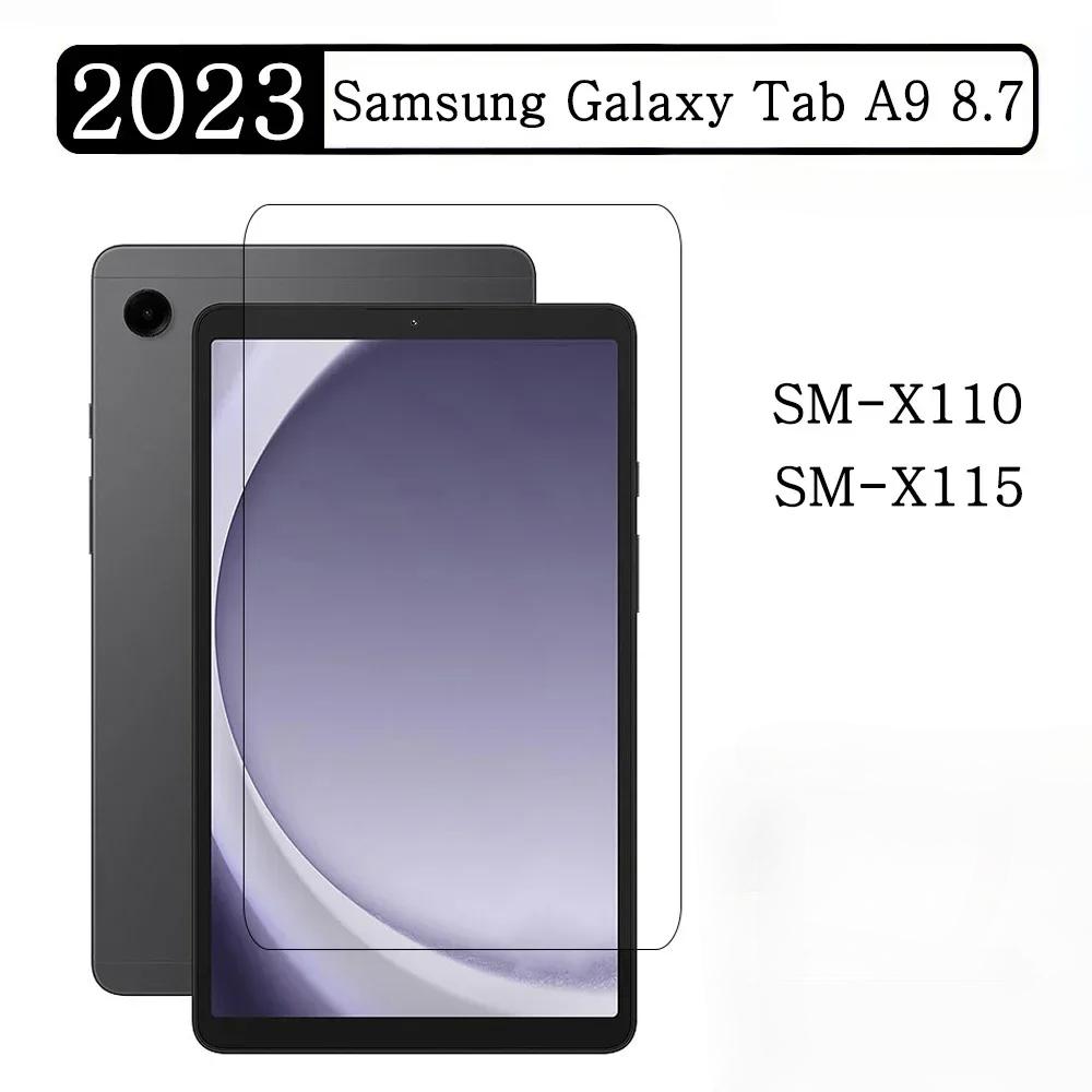 Закаленное стекло для Samsung Galaxy Tab A9 8,7 2023 SM-X110 SM-X115 X110 X115 X117 Защитная пленка с полным покрытием для экрана планшета