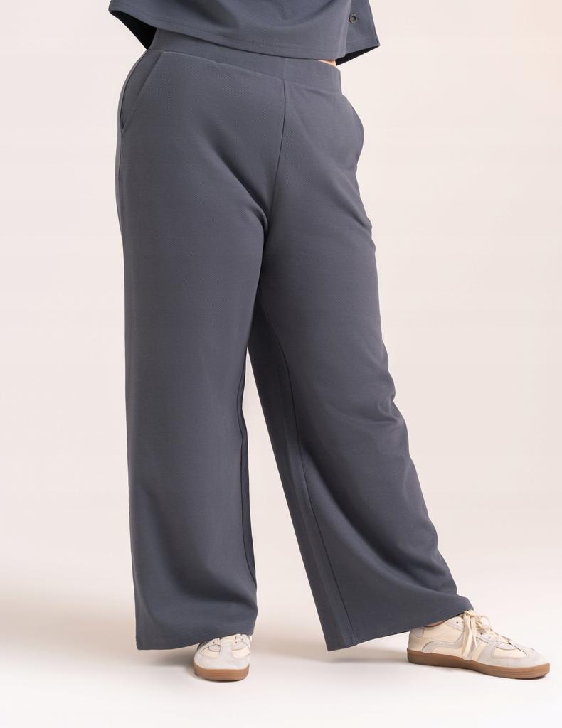 Women' Wide Leg Pants High Waist Comfortable Elegant Casual Moraj Graphite
