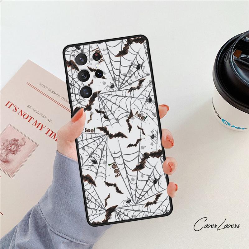 Чехол для телефона 'Летучая мышь-вампир' Для Samsung Galaxy S24 S25 S23 S22 Ultra Note 10 20 Plus S20 S21 FE Чехол