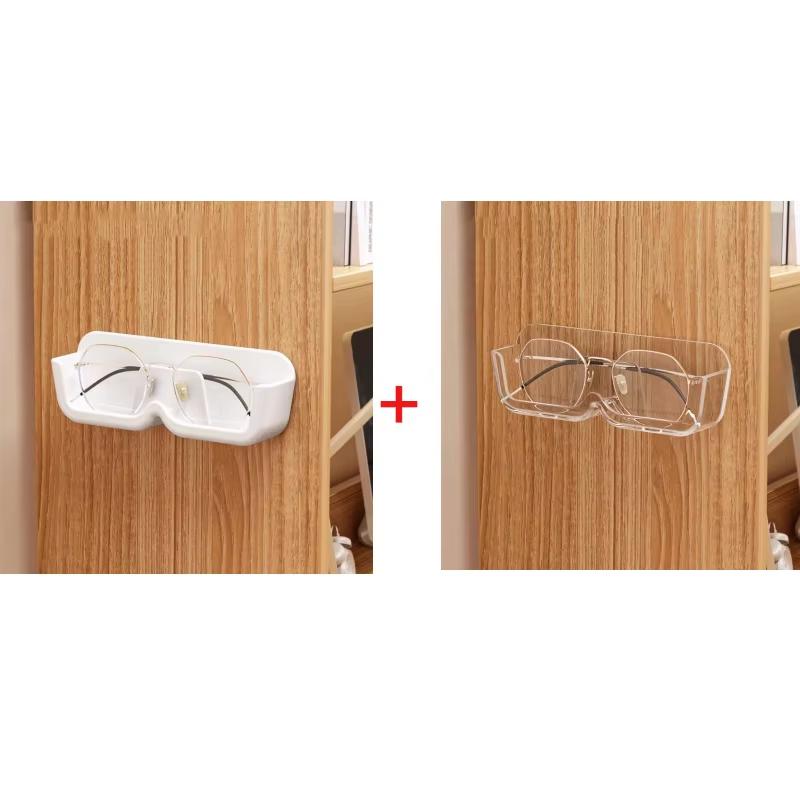 1/2/3 шт. Настенный ящик для хранения очков, самоклеящийся, без перфорации, стеклянный шкаф для демонстрации, ящик для хранения очков, органайзер для солнцезащитных очков