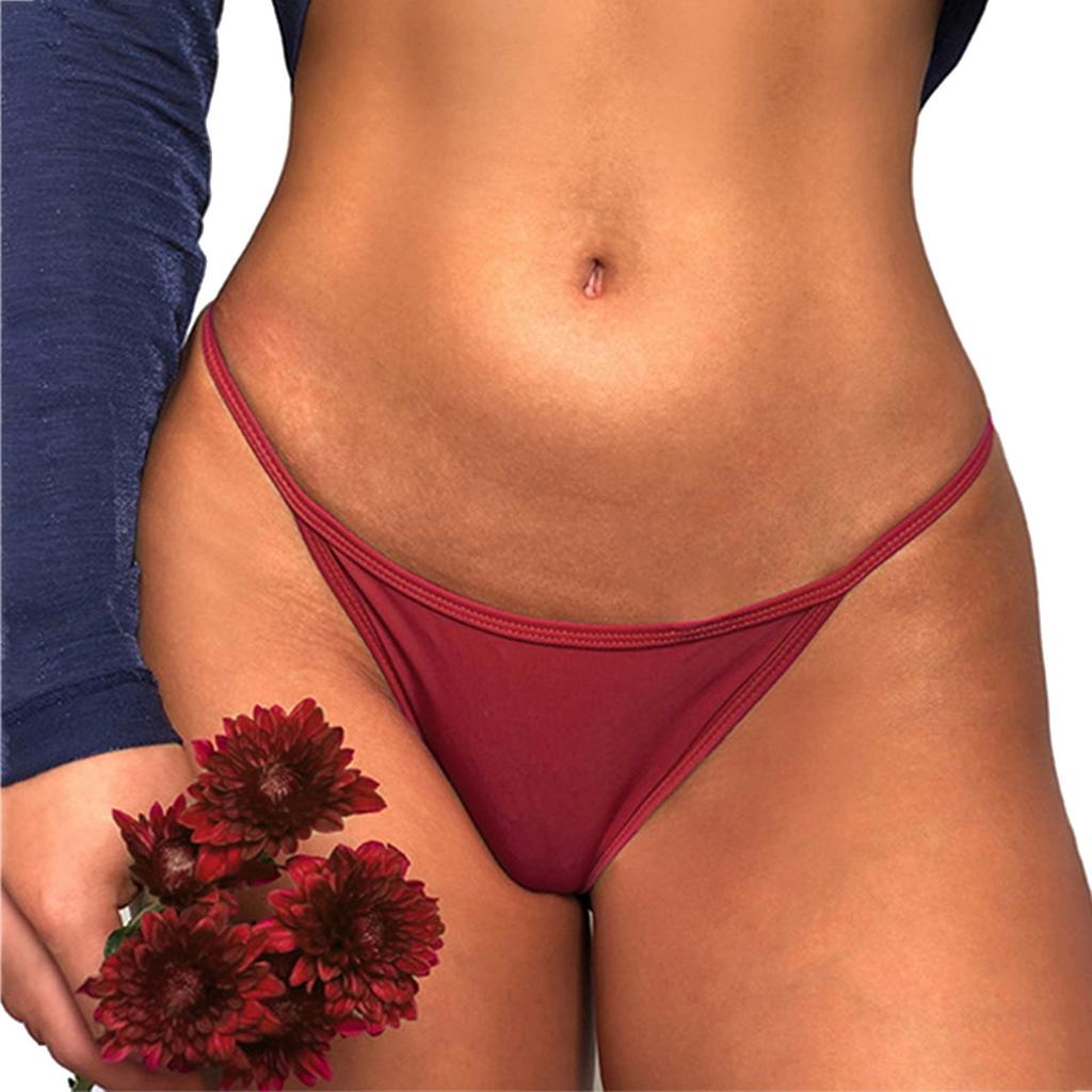 Женские сексуальные тонкие пояса с низкой талией и низкой талией, модные кружевные трусики