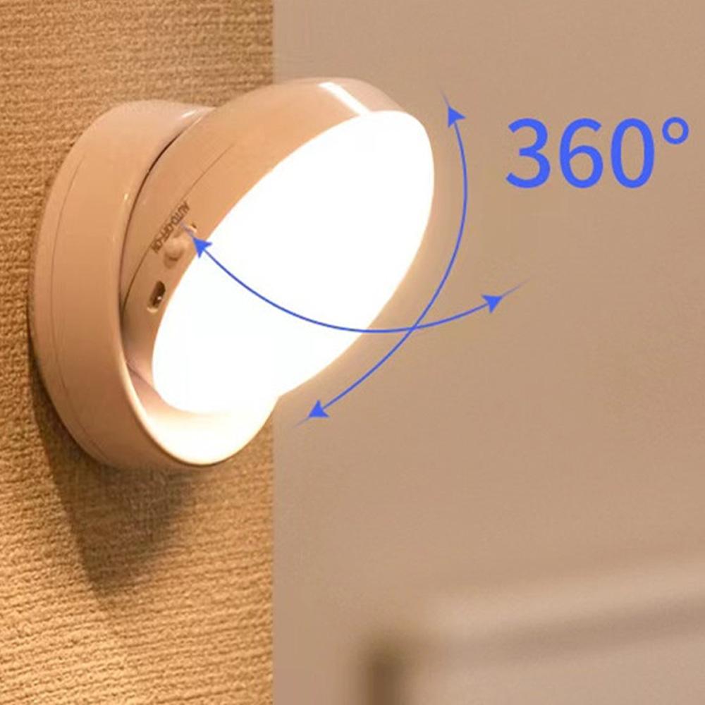 Светодиодный датчик движения, ночник, беспроводной светодиодный настенный светильник, декор для спальни, для кухни, лестницы, прихожей, шкафа, шкафа, светильник