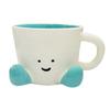 300ml Ceramic Mug Cartoon Feet Design Hot Cold Drinks Mug Suitable Capacity Happy Face Ceramic Tea Mug Drinkware