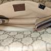 [Pre-Owned] GG Supreme Reversible Tiger Head Magnetic Closure Shoulder Canvas And Leather Trim Crossbody Bag Small - Very Good #Q2I0XI