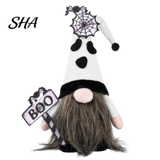 Halloween Themed Decorations Gnome Decor, Faceless Doll Figurine for Shelf Table, Spooky Ornaments Cute Ornament Party Home, Trick or Treat