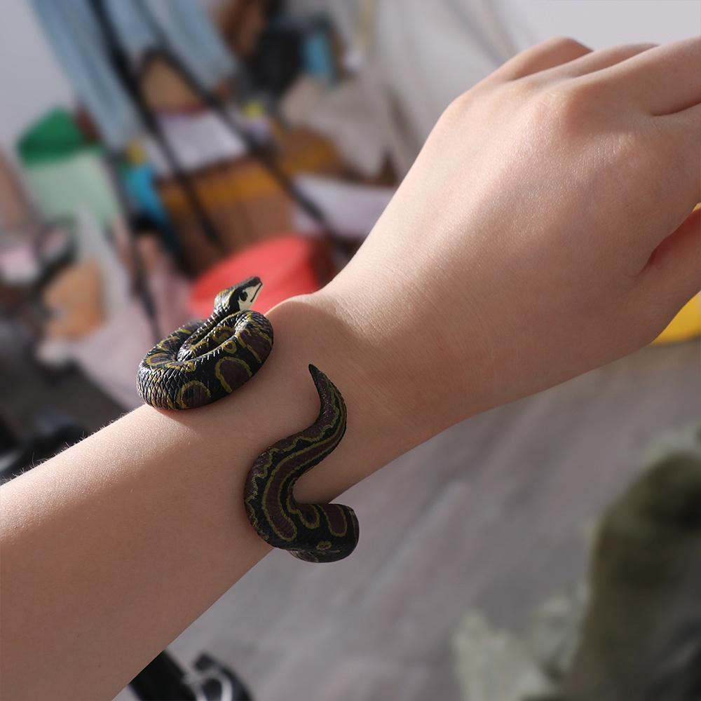 Boys Girls Funny Fun Prank Animal Model Python Snake Tricky Simulation Animal Model Simulation Snake Gift For Friends