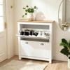 Elegant Shoe Cabinet, Versatile Shoe Cabinet, Modern Shoe Tilt Cabinet with Storage Space and Shelf