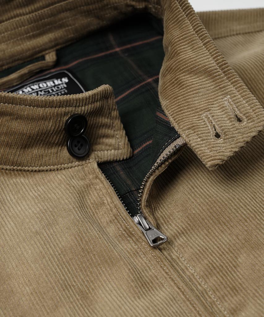 Куртка Harrington Frizmworks из вельвета Buddy _ Бежевая