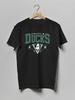 Футболка с логотипом Anaheim Ducks, спортивная, для хоккея, маска