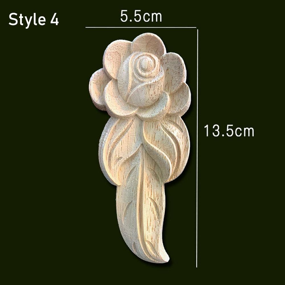 Части Европейский Деревянный Резной Угол Аппликации Рамка Резьба По Дереву Декоративные Деревянные Фигурки Ремесла