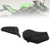 Front&Rear Raider Passenger Cushion Kit Black For Kawasaki Ninja 650 Z650 17-25