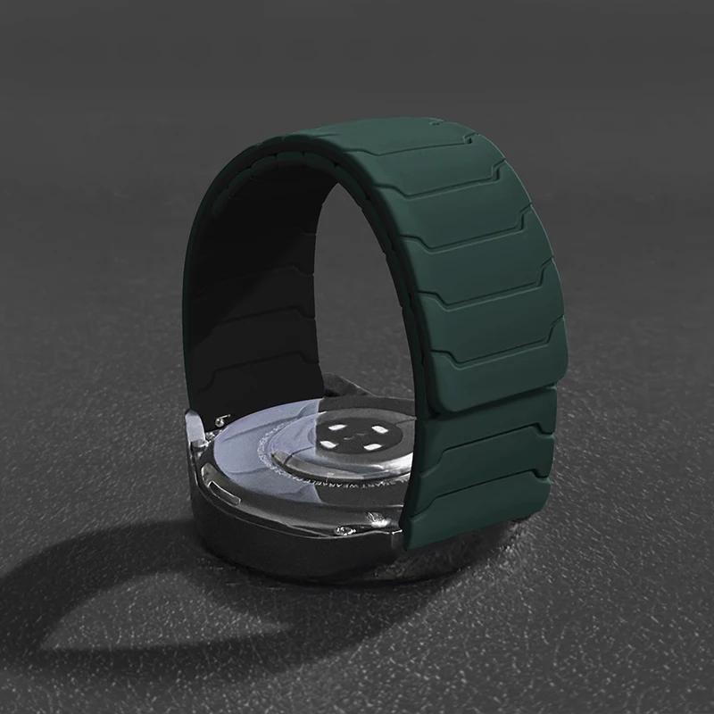 band For Samsung Galaxy watch 7 6 5 4 classic 5 pro Magnetic Silicone bracelet Huawei Watch GT 6/5/4/3/Pro 18mm/20mm/22mm Straps