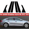 6 шт. Наклейки на стойки кузова и оконные стойки автомобиля для Hyundai Grandeur Azera HG 2012-2017 2013 2014 Аксессуары для стайлинга авто