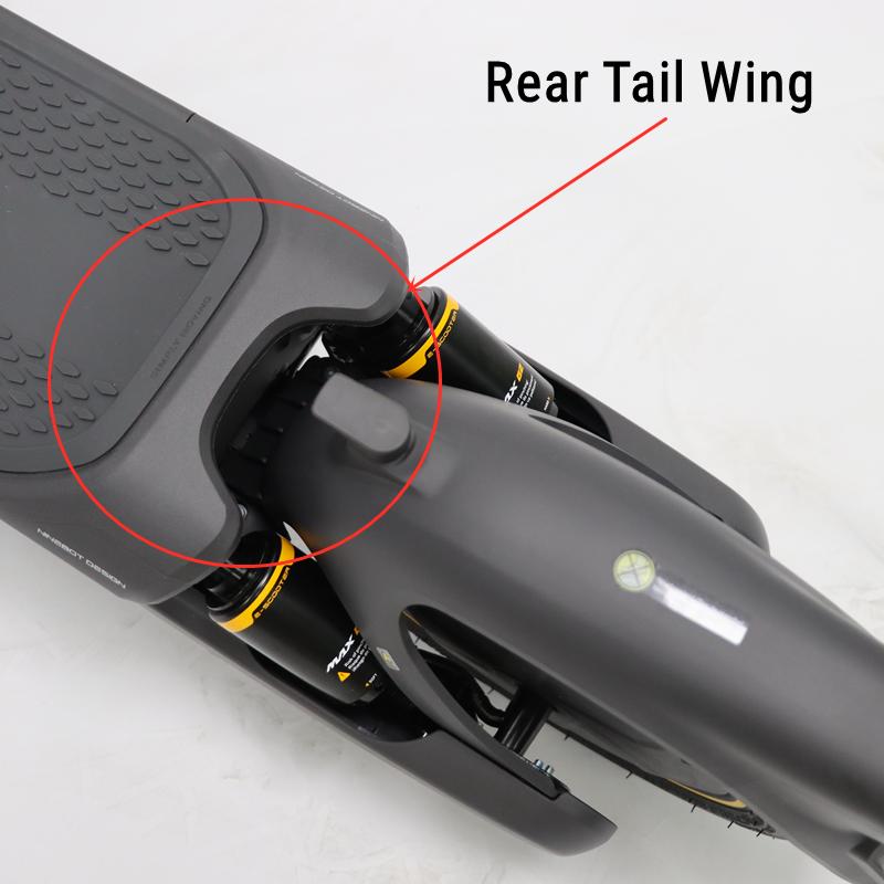 Original Border Cover Tail Wing Accessories for Ninebot by Segway MAX G2 KickScooter Smart Electric Scooter Rear Tail Wing Parts