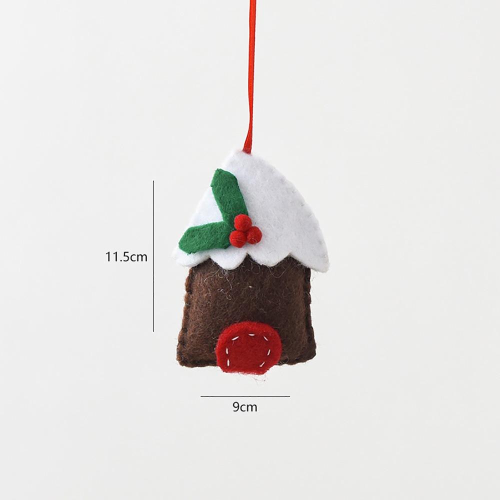 Felt Christmas Hanging Pendant Multicolor Christmas Tree Decoration Drop Ornament Home Decoration