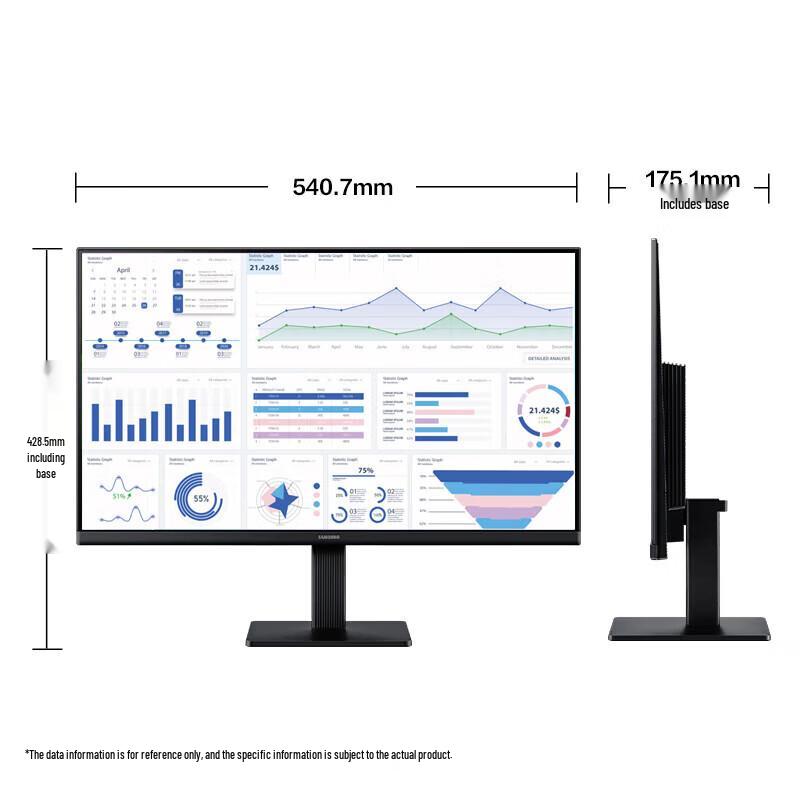 Samsung 24-inch FHD IPS Eye-care Monitor CN plug (adapter included)