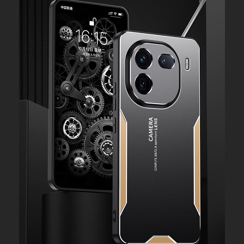 Чехол для гибридного телефона vivo iQOO 12 5G из алюминиевого сплава, металлическая крышка без защиты от мертвых углов