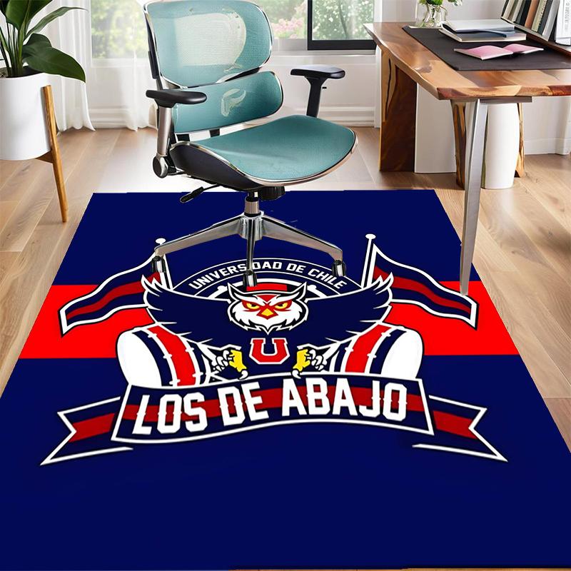 Universidad Los de Abajo Polyester Carpet, Soft Indoor Mat for Office Chair, Living Room, Computer Desk - Decorative Home Office Rug Design