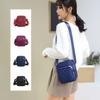 Elegant Mid-aged Shoulder Bag Multi-layer Women Messenger Bag Nylon Crossbody Bag  Outdoor
