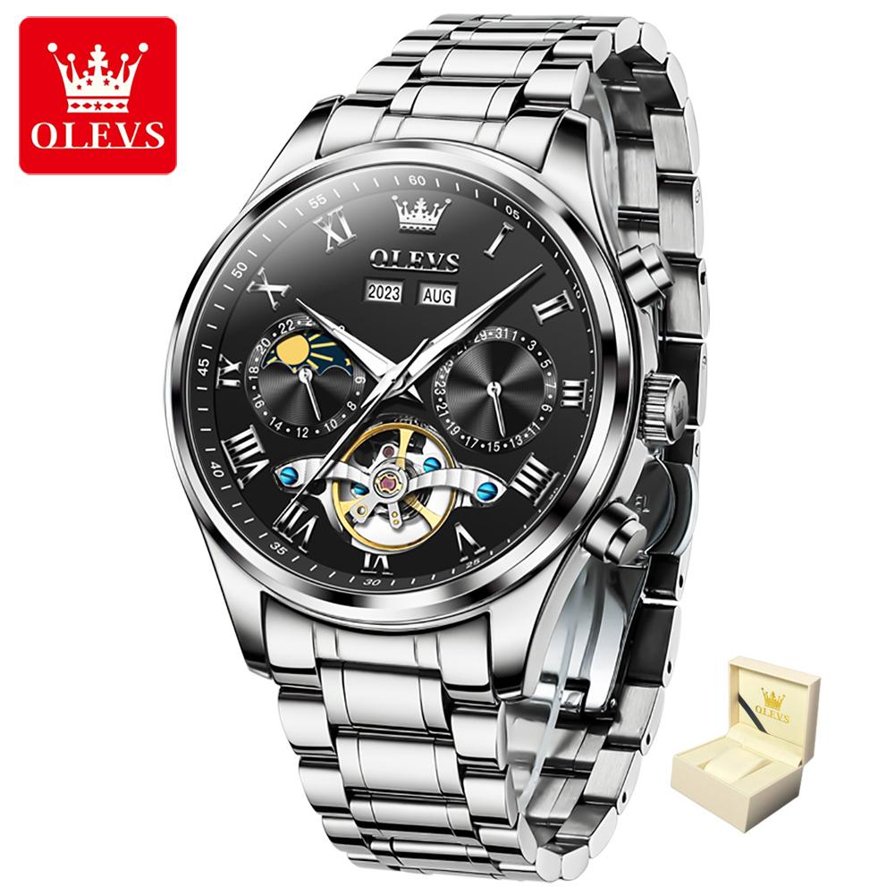 OLEVS New Top Men's Watch Multifunctional Mechanical Watch Fully Automatic Business Waterproof Men's Watch High -end Watch