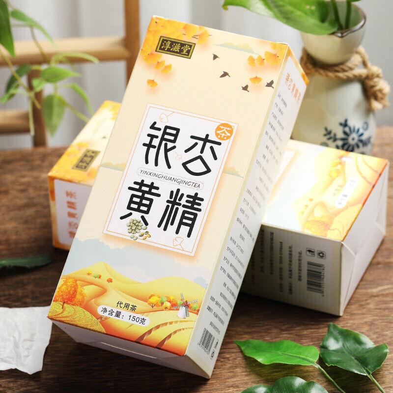 Травяной чай Chunzitang Ginkgo Biloba & Huangjing для здоровья и благополучия