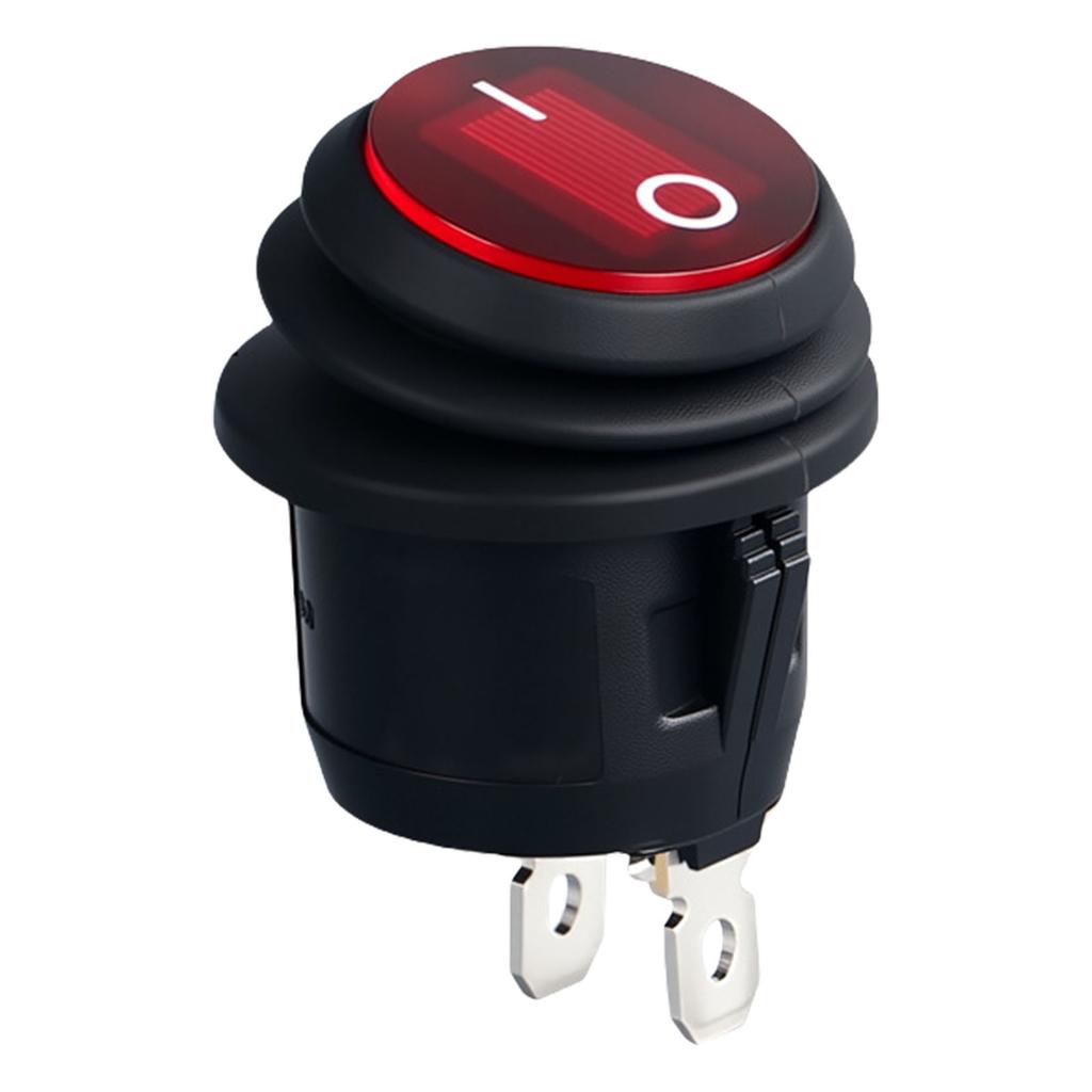 Водонепроницаемые и маслостойкие круглые тумблеры 2 контакта 2 положения для бытовой техники и промышленного управления