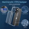 Роскошный прозрачный держатель для карточек чехол-кошелек для iPhone 15 14 Plus 13 12 11 Pro Max XR ударопрочный прозрачный жесткий акриловый чехол