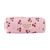 Cherry Print Pen Bag Large Capacity Pencil Pouch Stationery Organizer  School Office Supplies