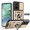 Slide Lens Camera Protection Back Case for Redmi A5 4G RedmiA5 Shockproof Magnetic Ring Stand Holder Cover for Xiaomi POCO C71