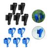 5pc Fish Tank Clamp Mounting Clip Aquarium Hose Holder For Water Pipe Dia 8mm-16mm Clamp Plastic Clip Adjustable Aquarium Parts