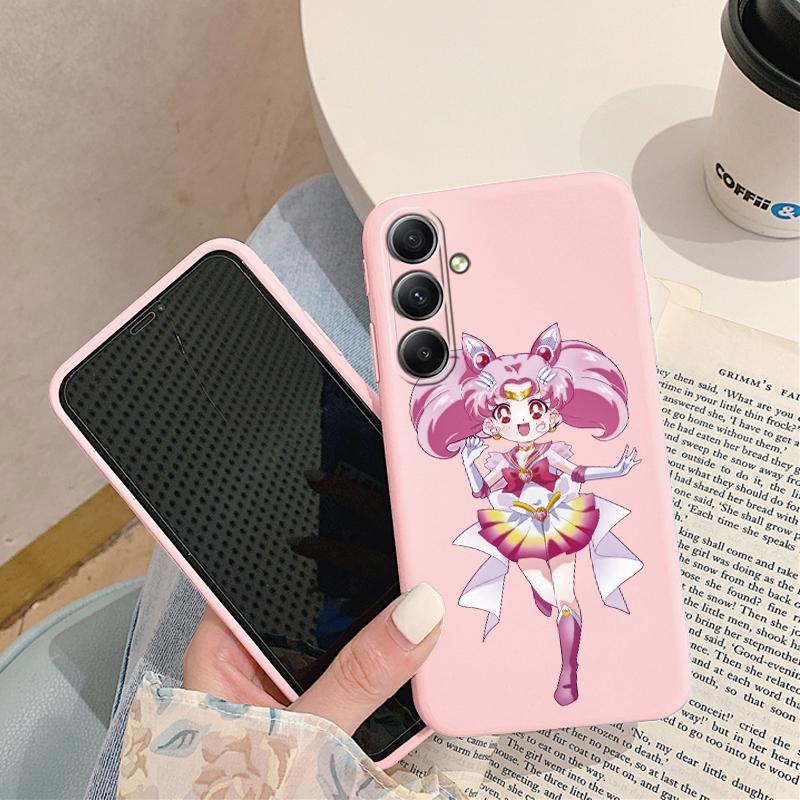 Мягкий силиконовый розовый чехол с рисунком для девочек для Samsung A55 M35 M34 S24 Xiaomi Redmi Note 13 Pro 13C Poco C65 iPhone 15, защитный противоударный чехол для камеры