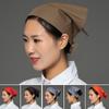 Smoke-proof Dust Kitchen Wrap Hair Hat Work Wear Cooking Hygienic Cap Work Hat  Canteen Catering